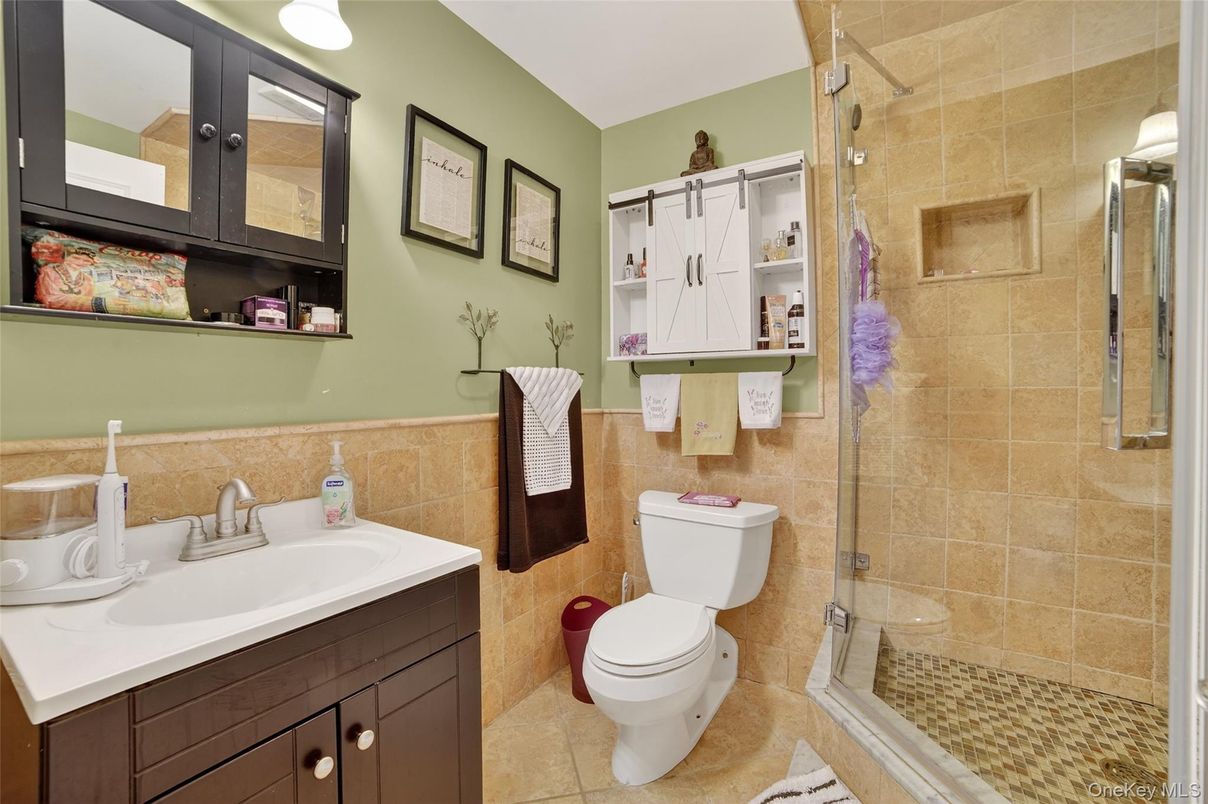 Bathroom, Glass Shower, Interior