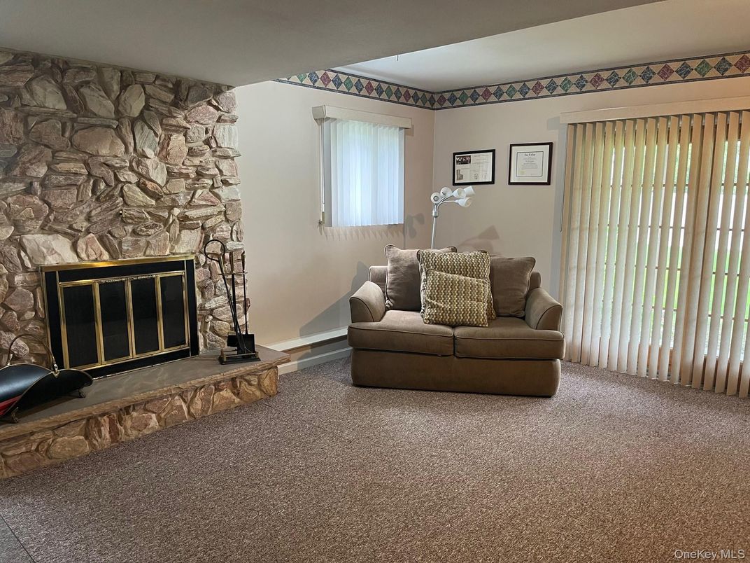 Fireplace, Interior, Stone Walls