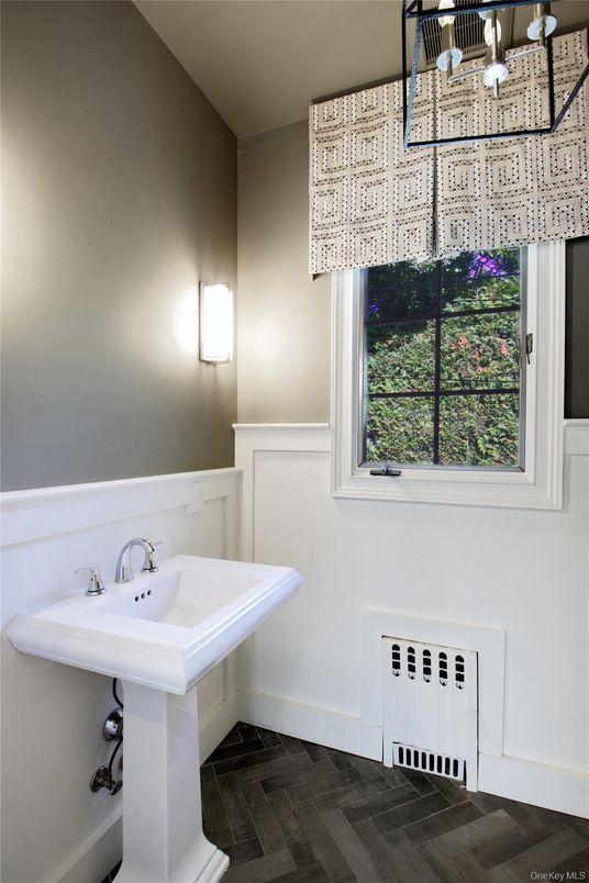 Bathroom, Interior, Wood Texture Flooring