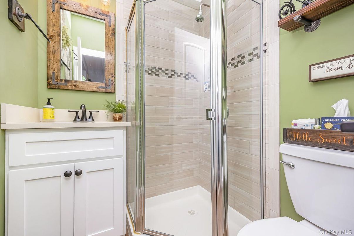 Bathroom, Glass Shower, Interior