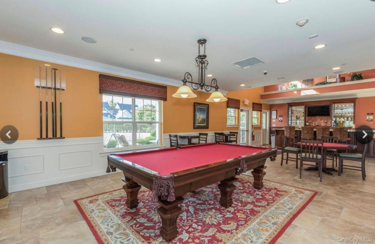 Billiard Table, Game Room, Interior, Pendant Lights, Recessed Lighting