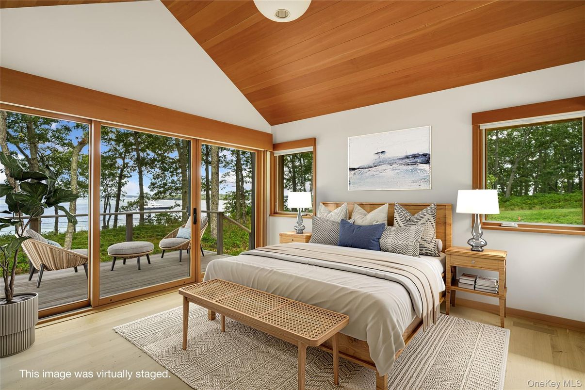 Bedroom, Interior, Wooden Ceilings, Wood Texture Flooring