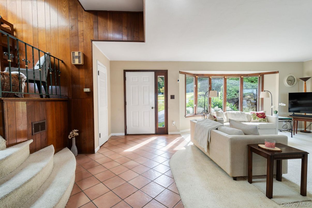 Interior, Living room, Wooden Walls