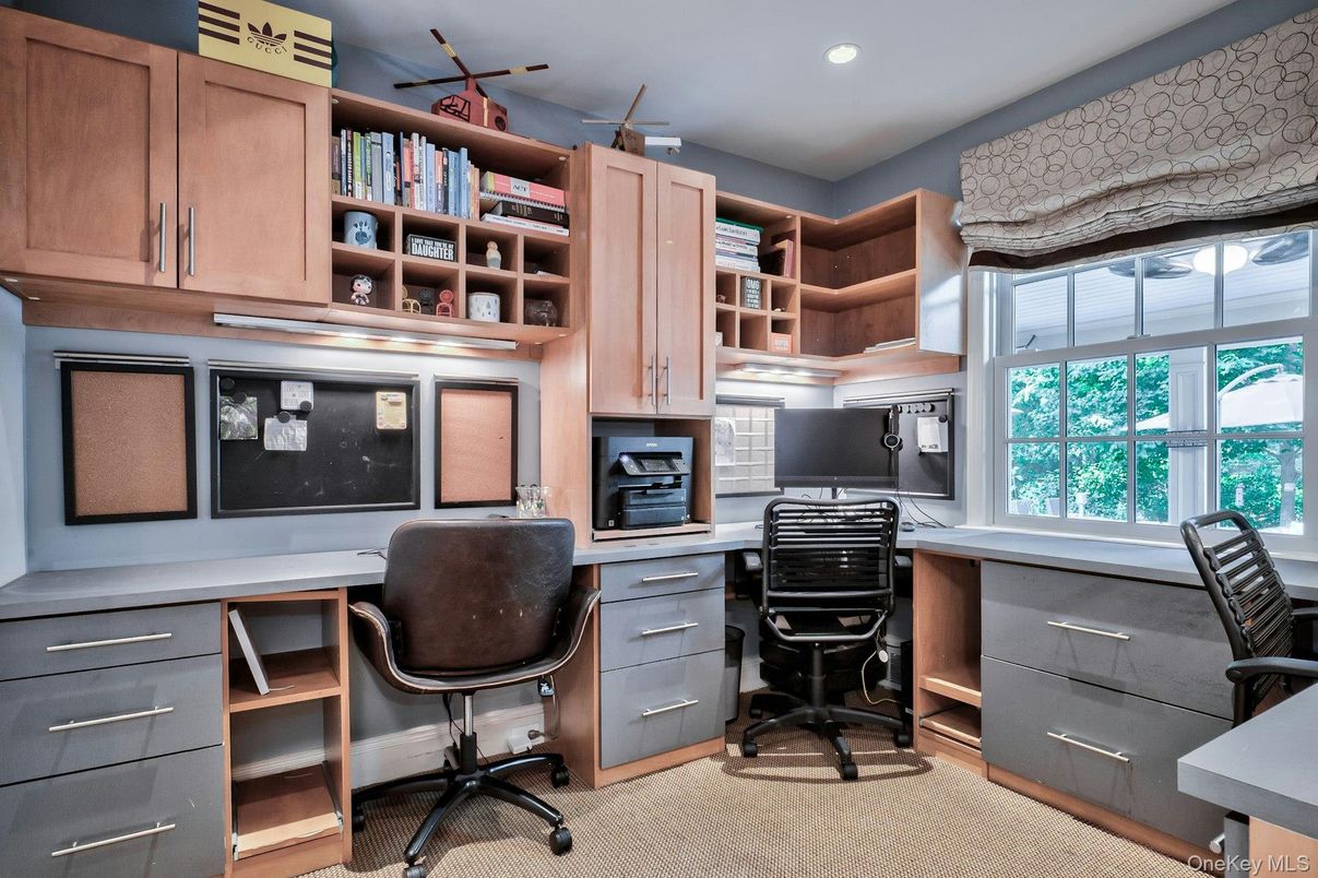 Home Office, Interior, Recessed Lighting