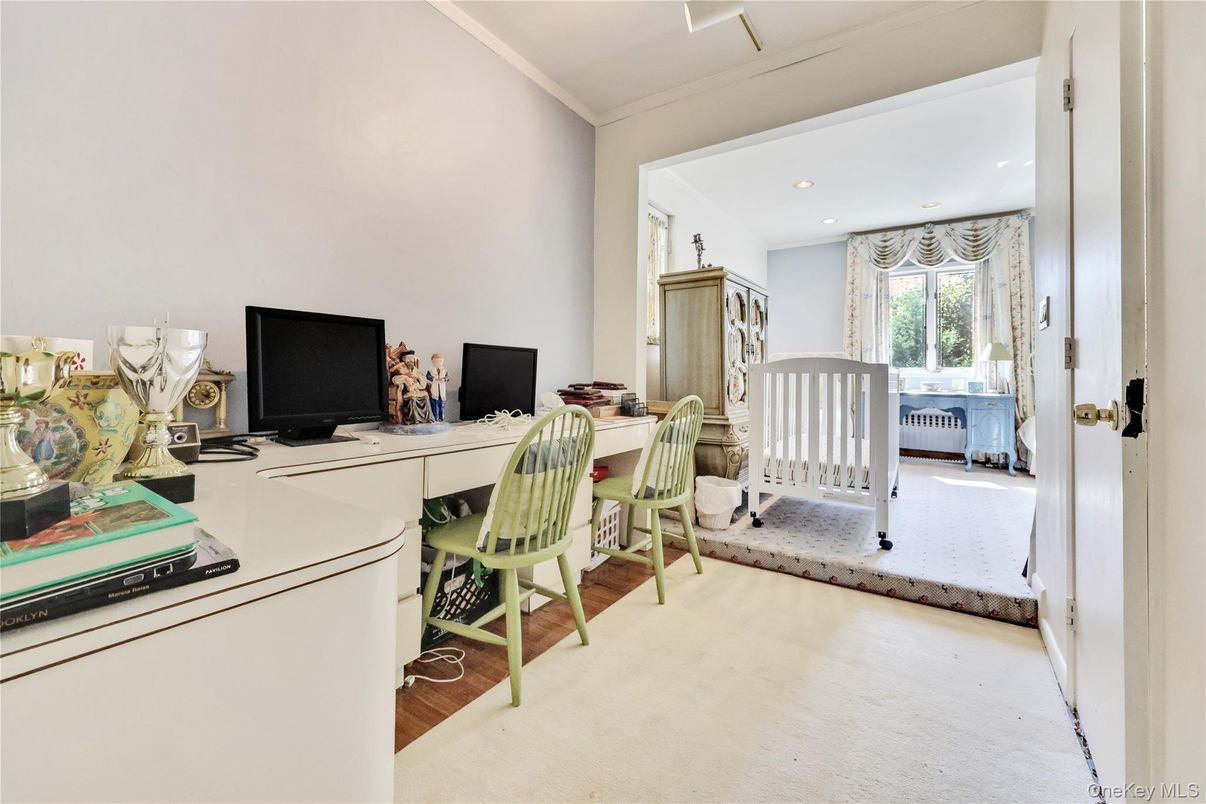 Home Office, Interior, Recessed Lighting