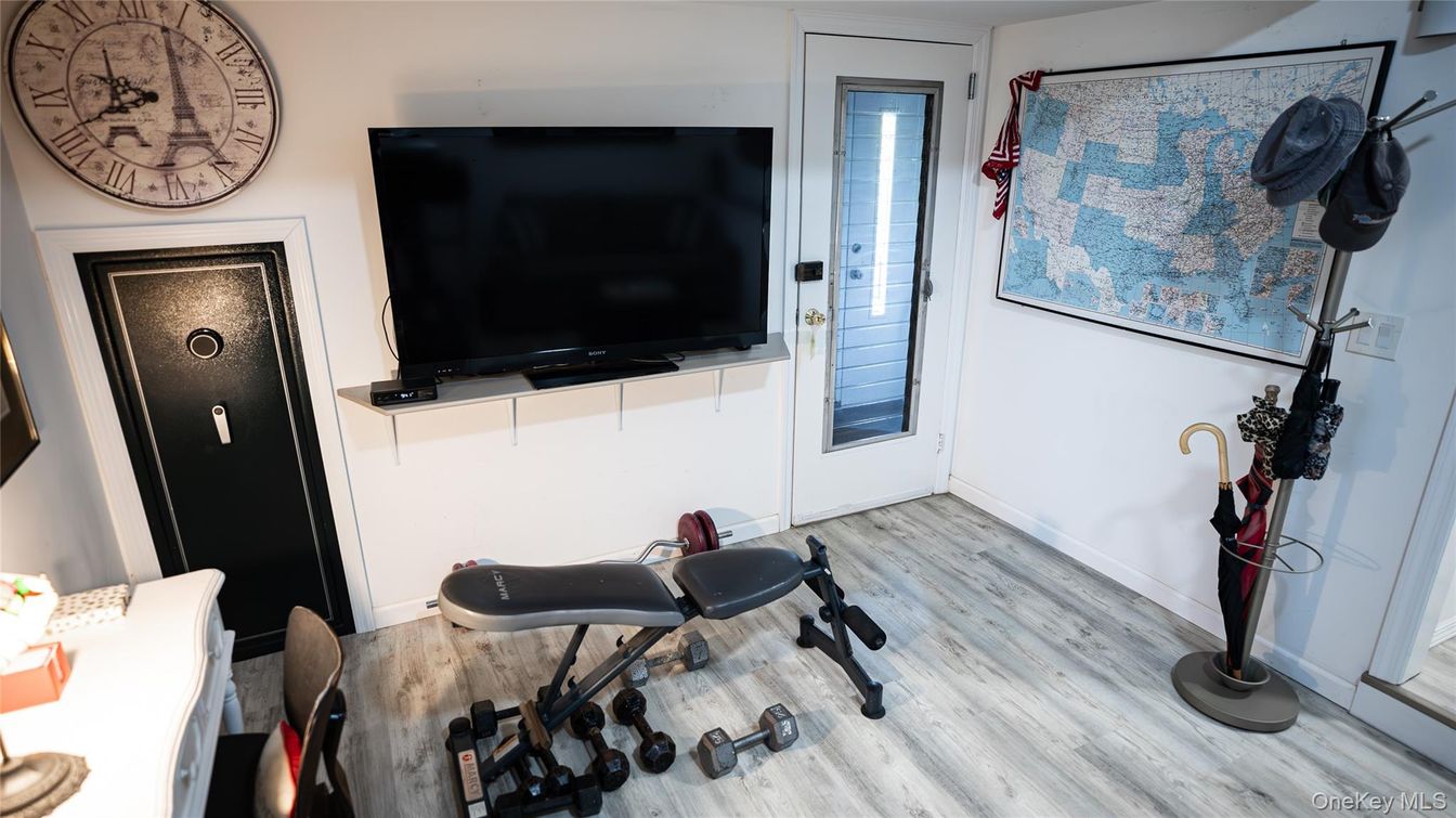 Fitness Equipment, Interior, Wood Texture Flooring