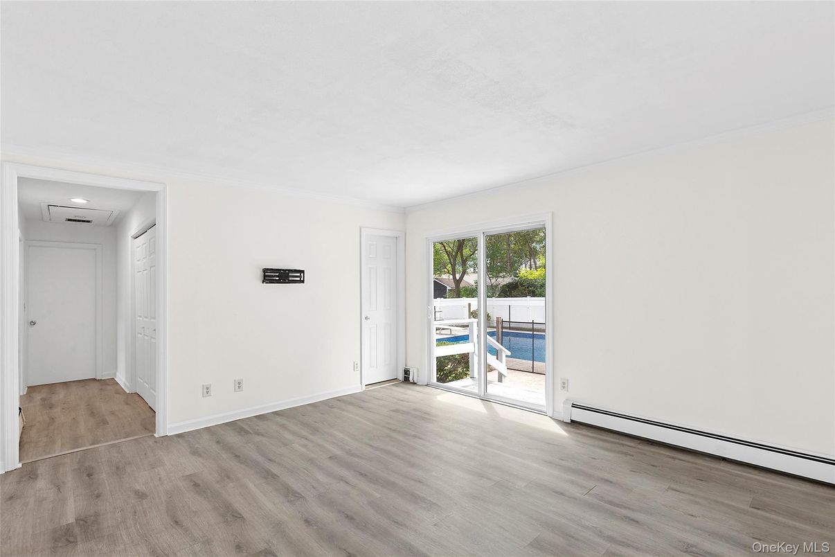 Empty room, Interior, Wood Texture Flooring