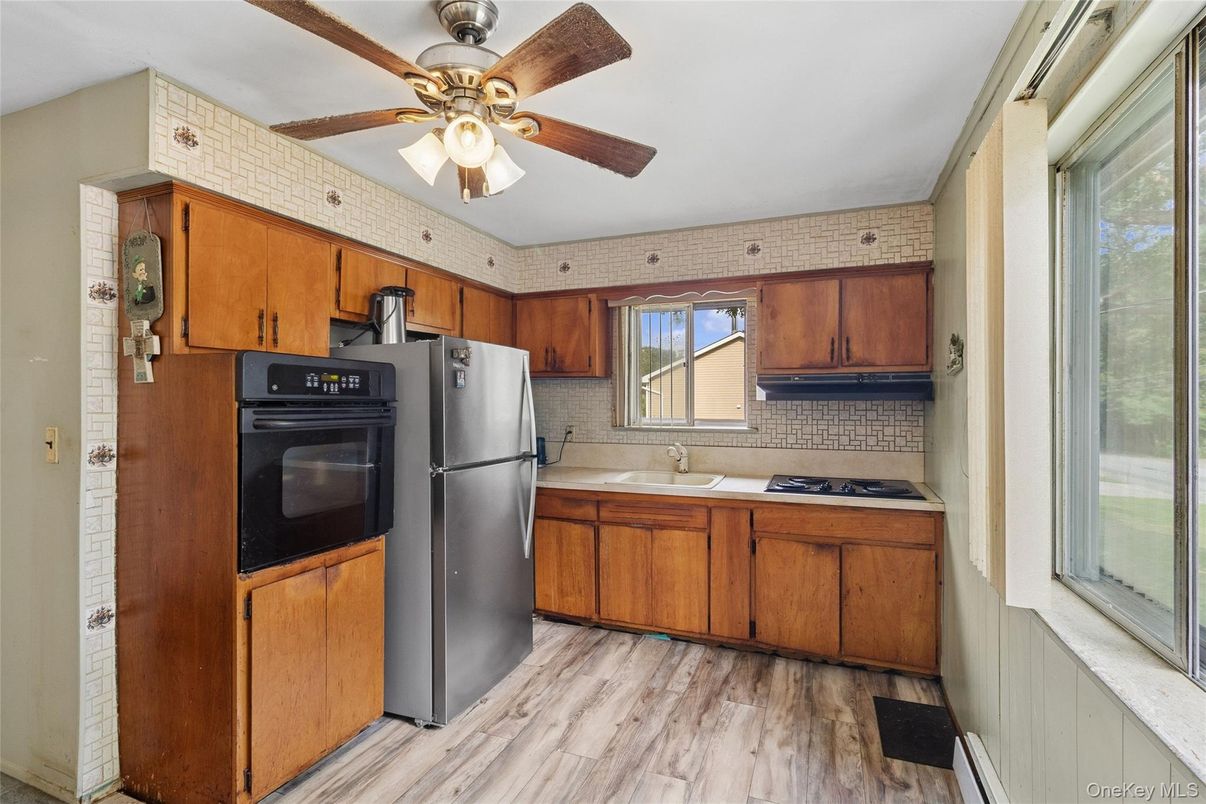 Interior, Kitchen, Wood Texture Flooring