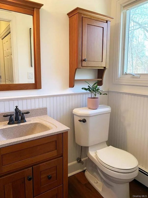 Bathroom, Interior, Wood Texture Flooring