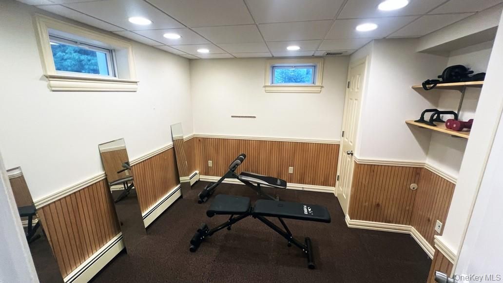 Fitness Equipment, Interior, Recessed Lighting