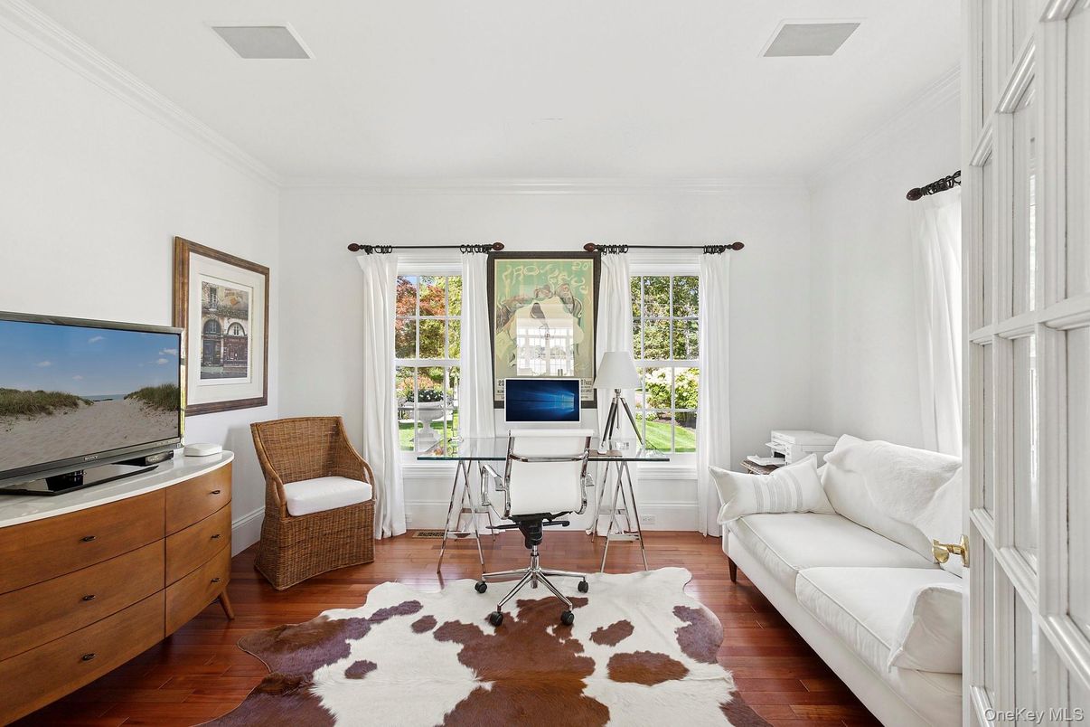 Home Office, Interior, Wood Texture Flooring