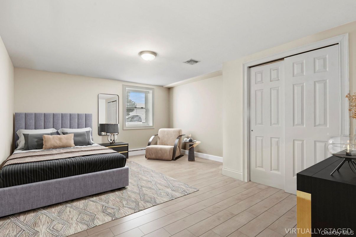 Bedroom, Interior, Wood Texture Flooring
