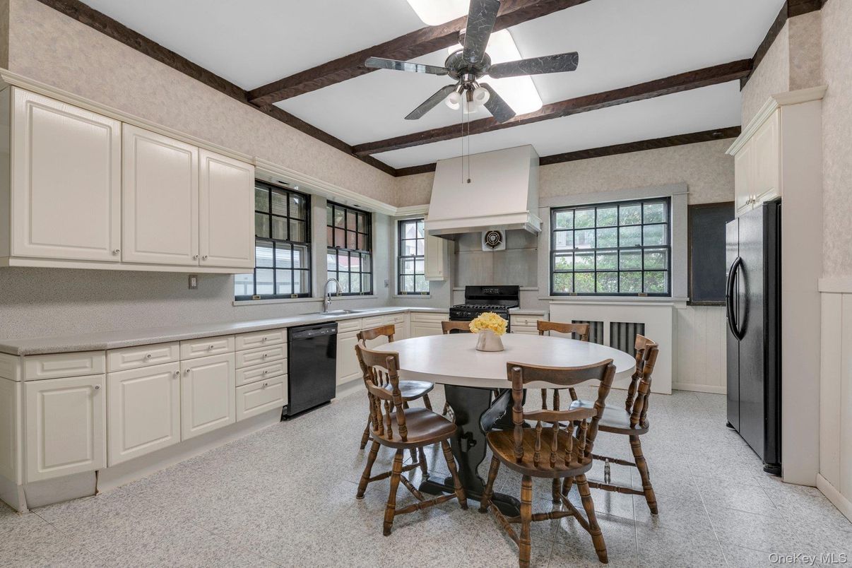 Dining room, Interior, Kitchen, Wooden Beams