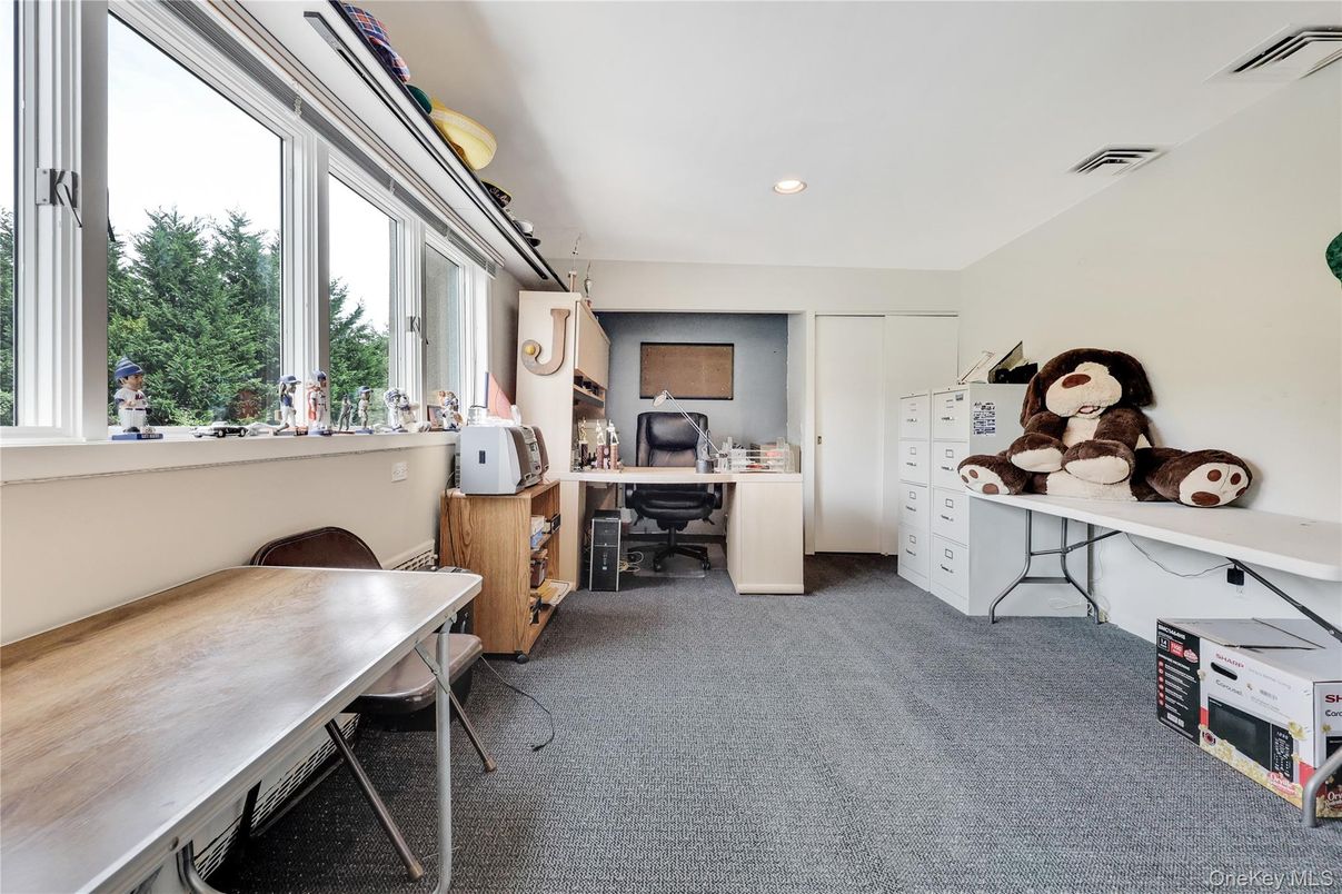 Home Office, Interior, Recessed Lighting