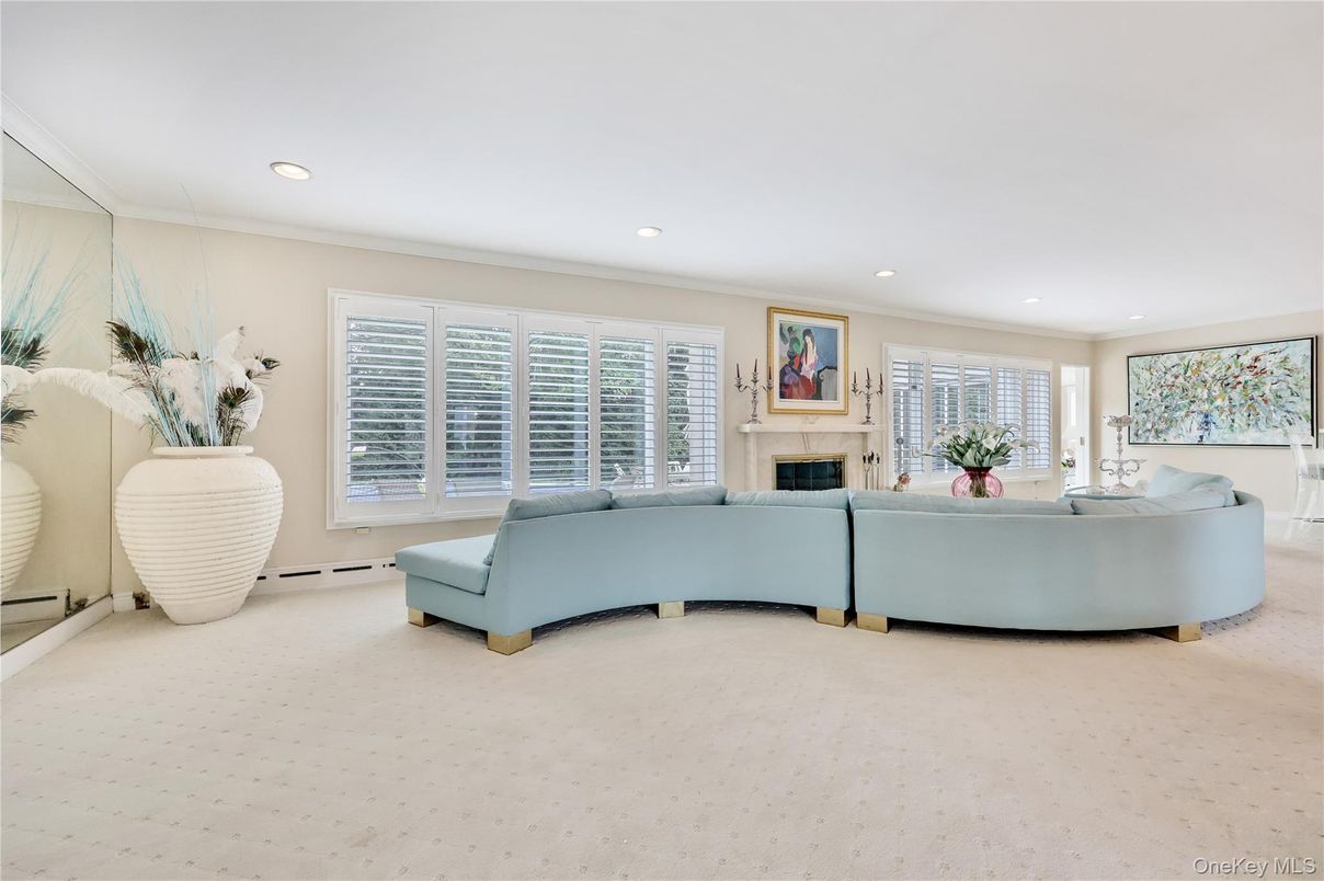 Fireplace, Interior, Living room, Recessed Lighting