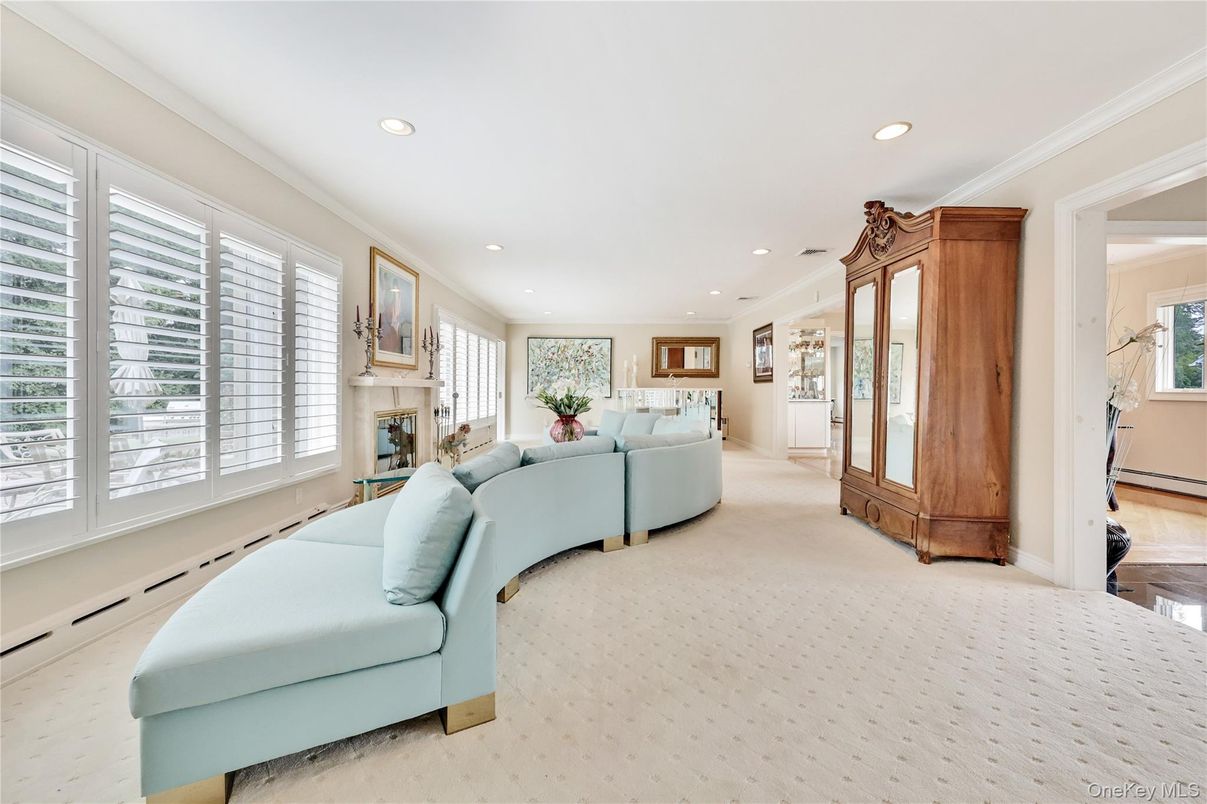 Fireplace, Interior, Living room, Recessed Lighting