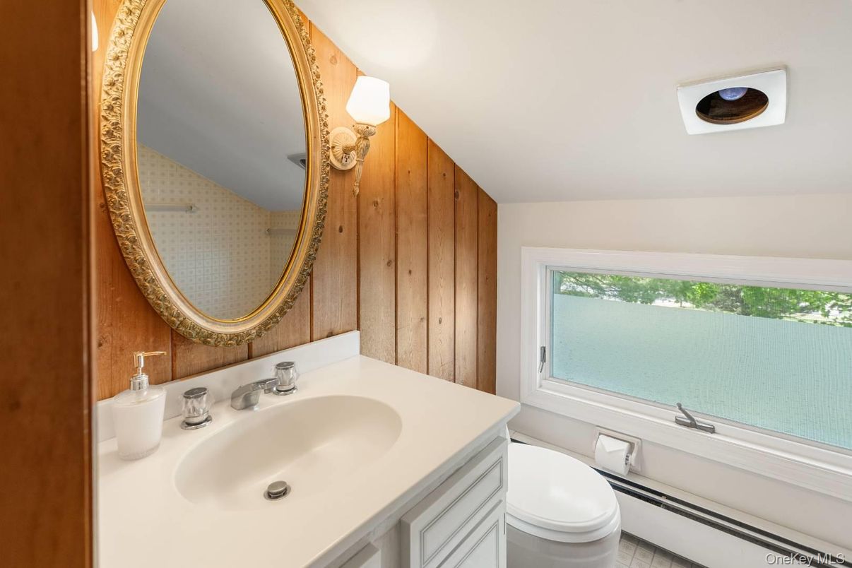 Bathroom, Interior, Wooden Walls