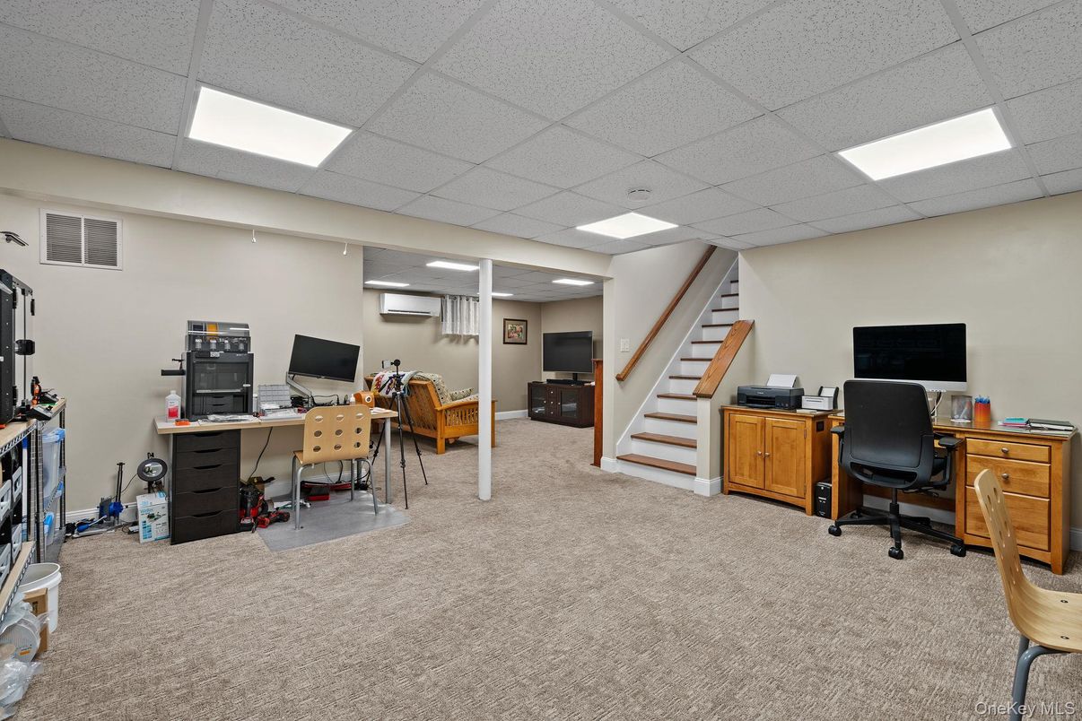 Home Office, Interior, Recessed Lighting