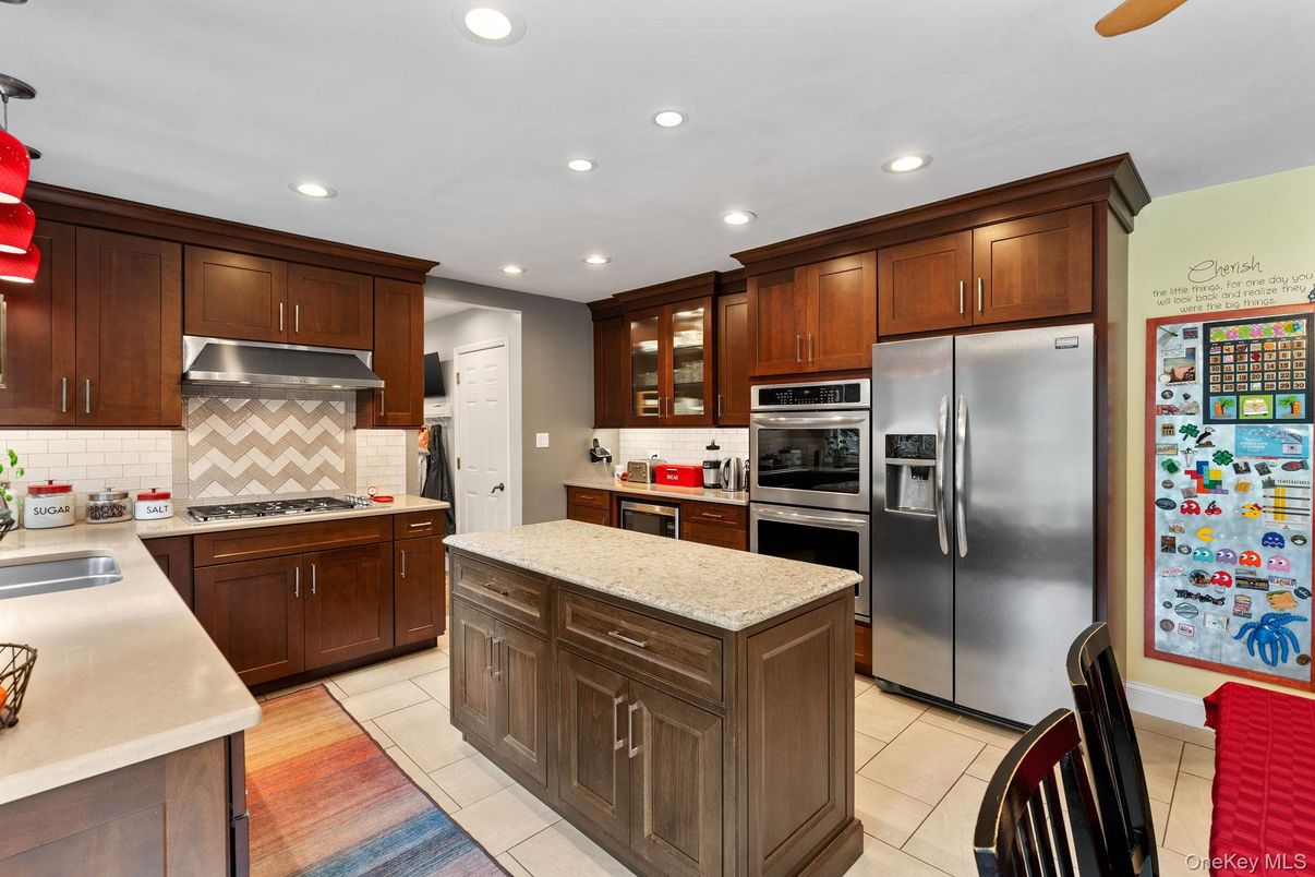 Interior, Kitchen, Recessed Lighting, Stainless Steel Appliances