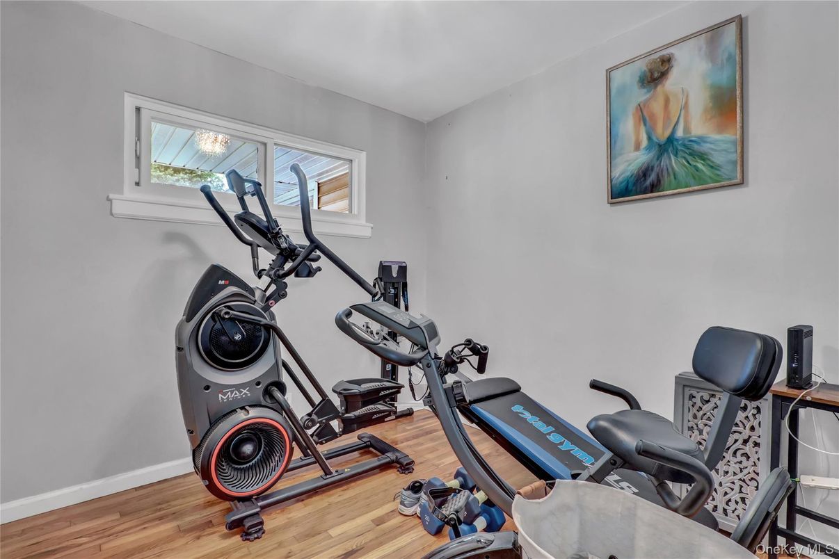Fitness Equipment, Interior, Wood Texture Flooring