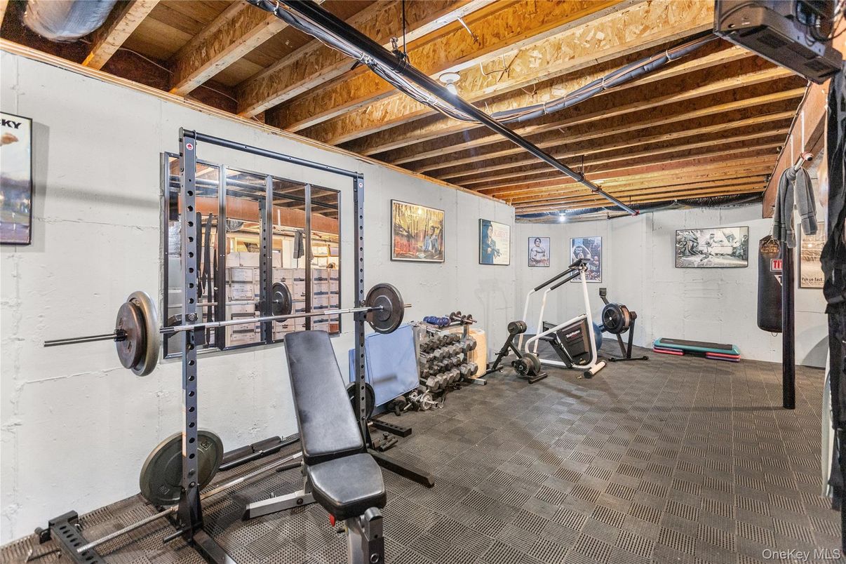 Fitness Equipment, Interior, Wooden Beams, Wooden Ceilings