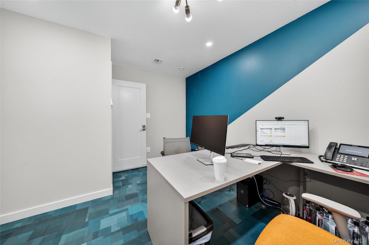 Home Office, Interior, Recessed Lighting