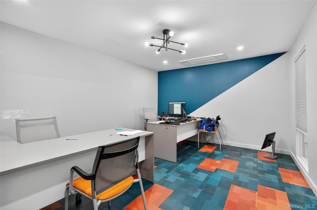 Home Office, Interior, Recessed Lighting