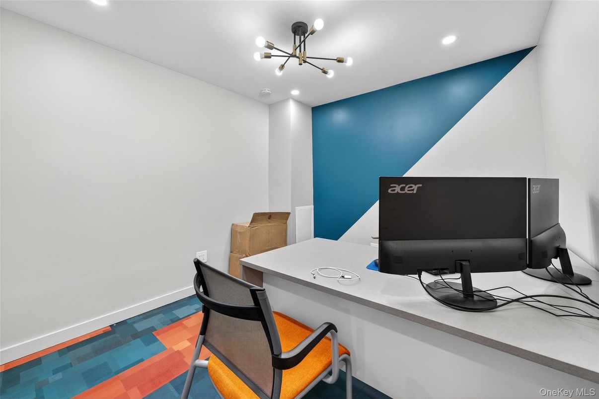 Home Office, Interior, Pendant Lights, Recessed Lighting