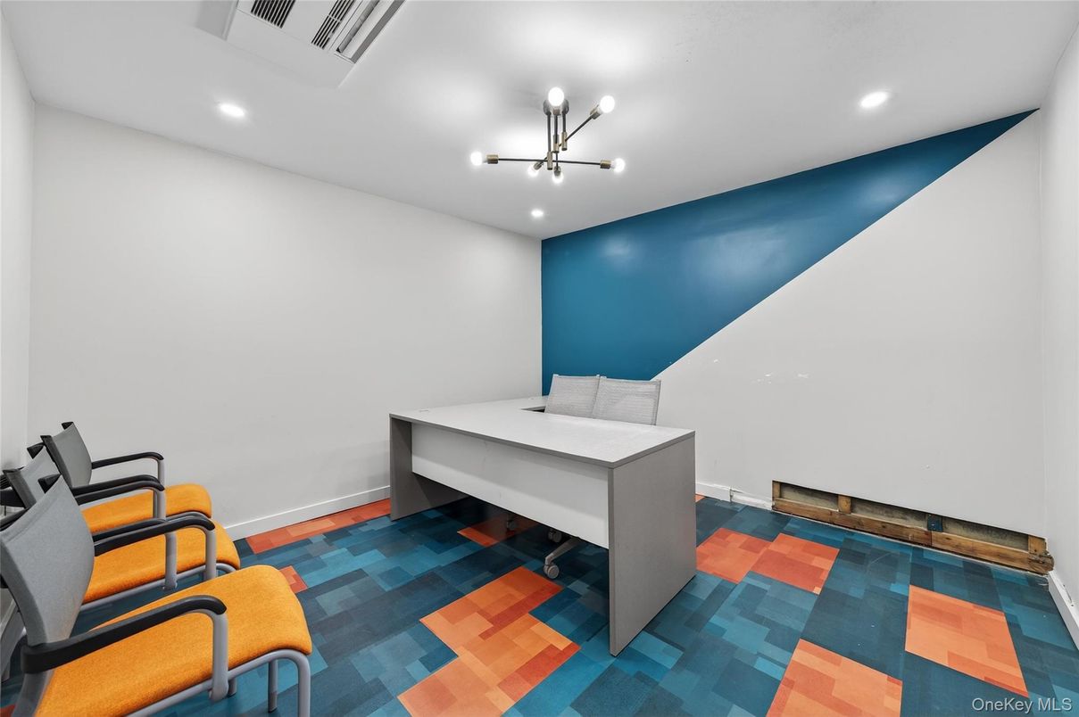 Home Office, Interior, Recessed Lighting