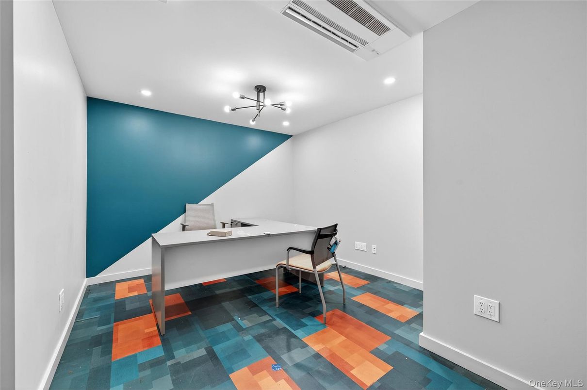 Home Office, Interior, Recessed Lighting