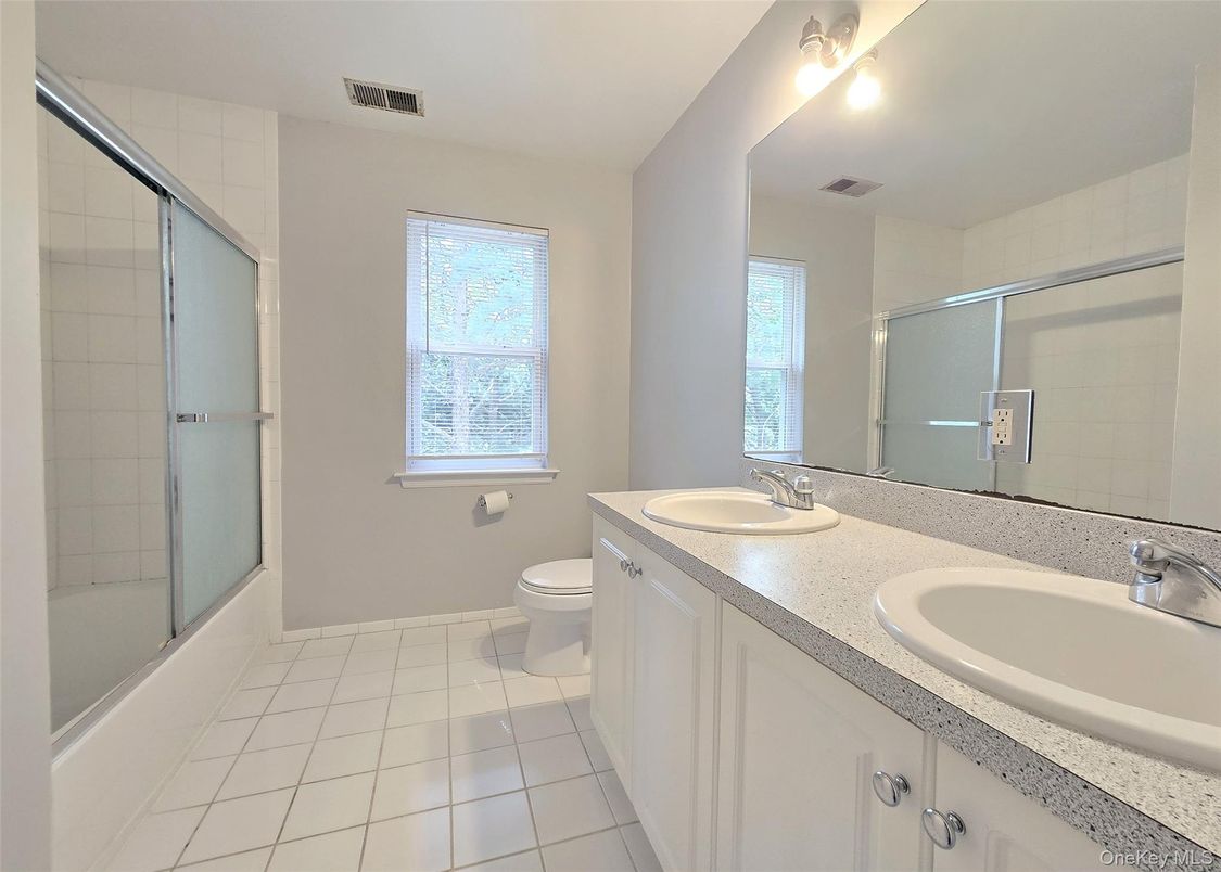 Bathroom, Dual Sink Vanities, Glass Shower, Interior