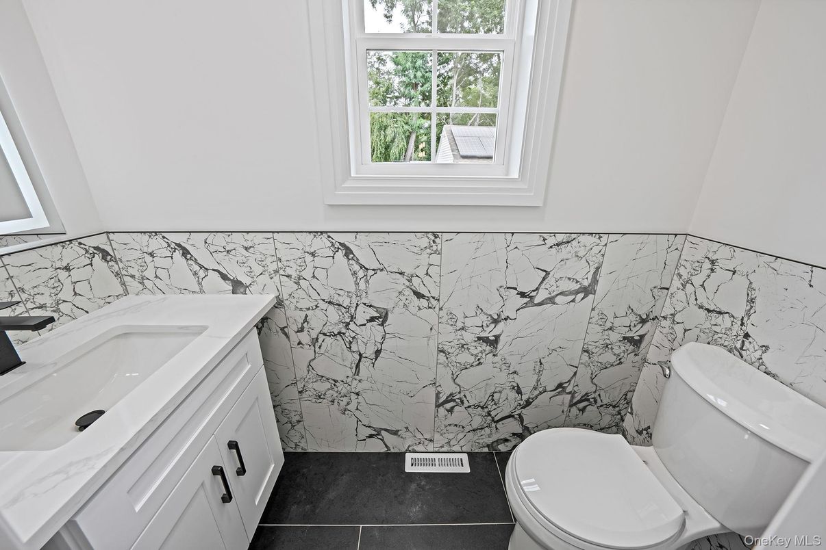 Bathroom, Interior, Marble Walls