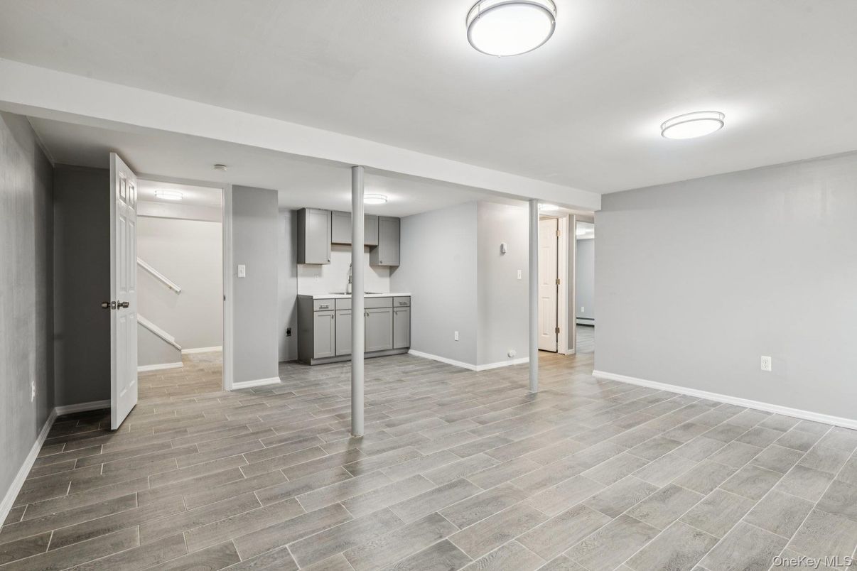Empty room, Interior, Kitchen, Wood Texture Flooring
