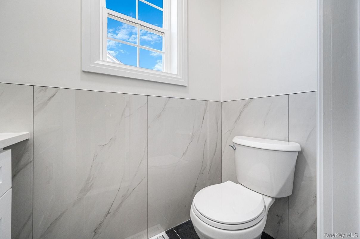 Bathroom, Interior, Marble Walls