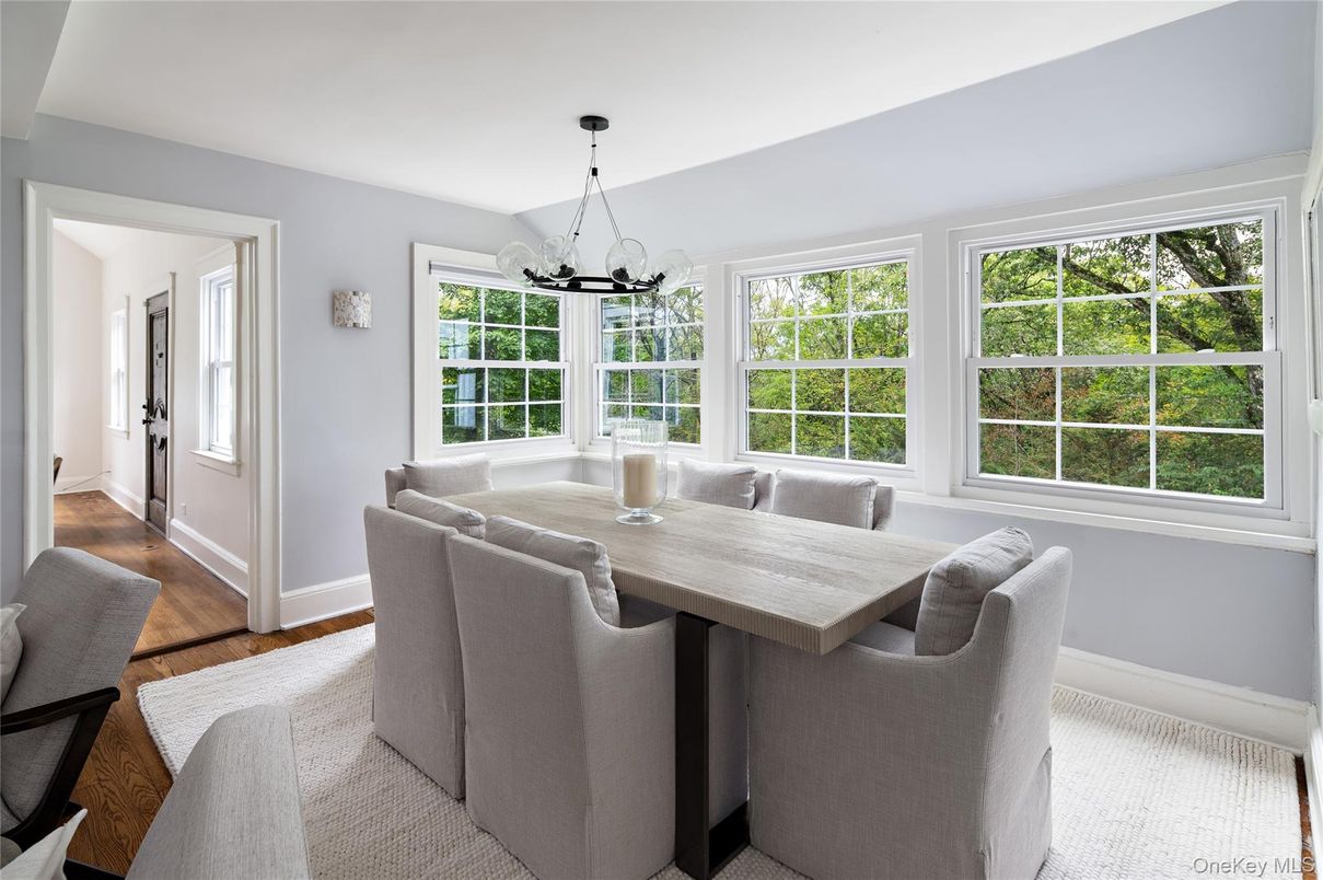 Chandelier, Dining room, Interior, Pendant Lights, Wood Texture Flooring