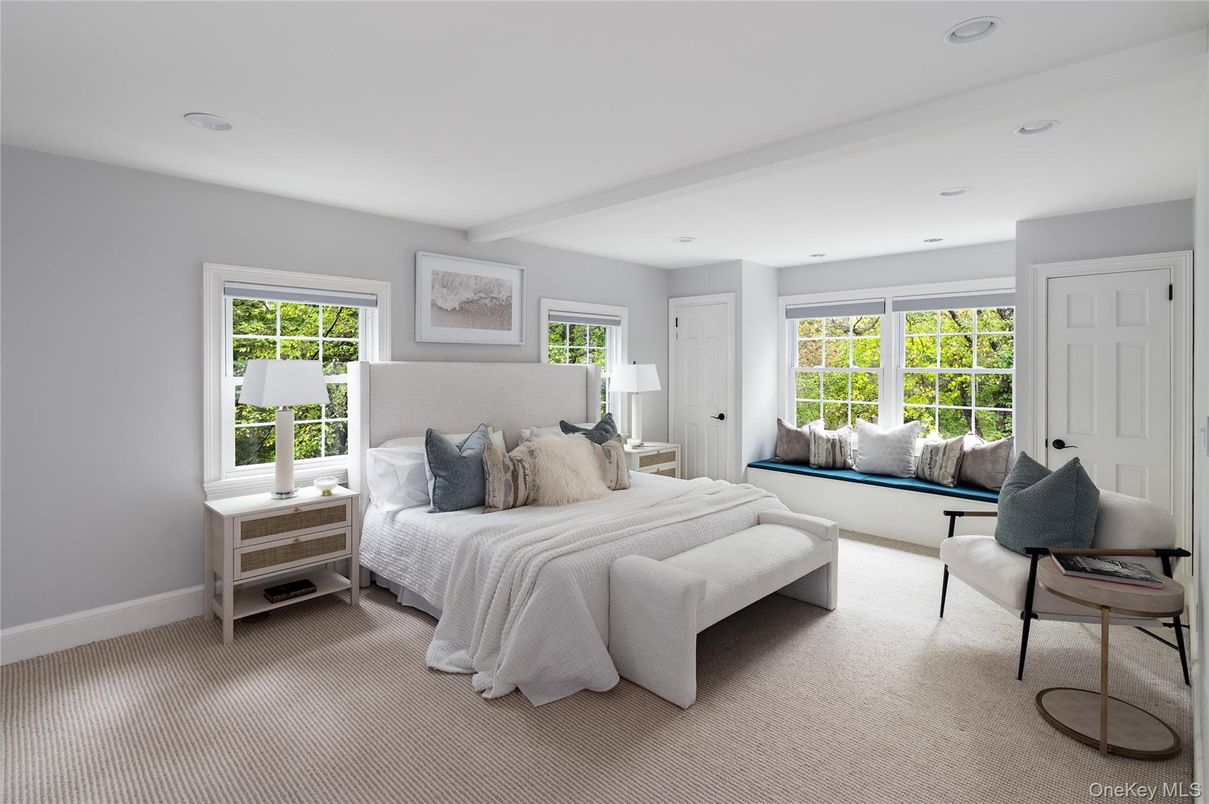 Bedroom, Interior, Recessed Lighting