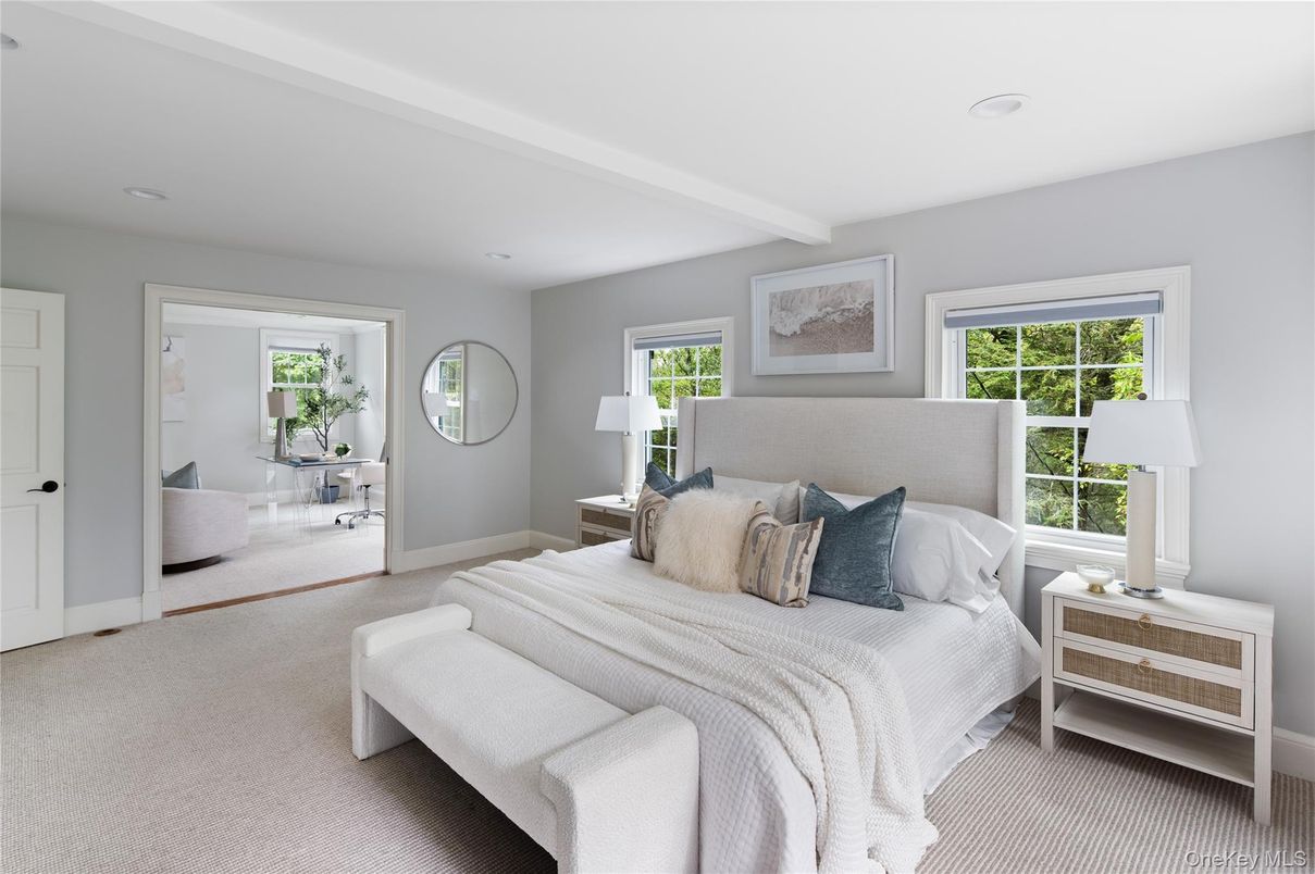 Bedroom, Interior, Recessed Lighting