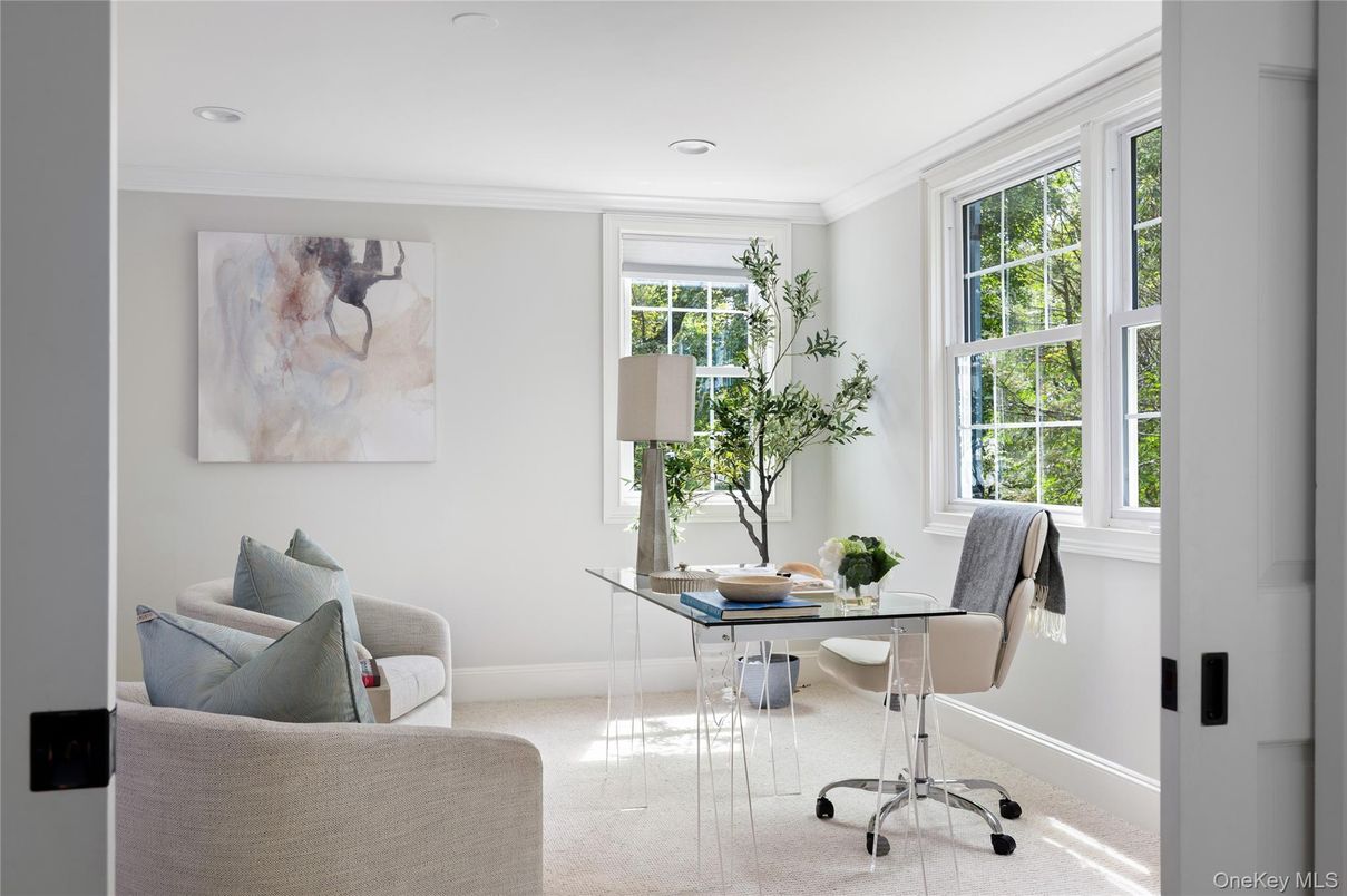 Home Office, Interior, Recessed Lighting