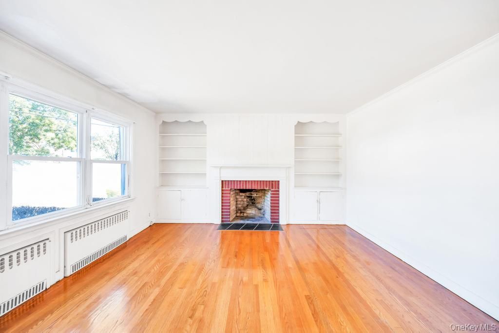 Empty room, Fireplace, Interior, Wood Texture Flooring