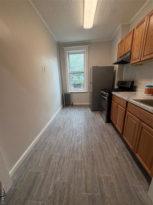 Interior, Kitchen, Wood Texture Flooring