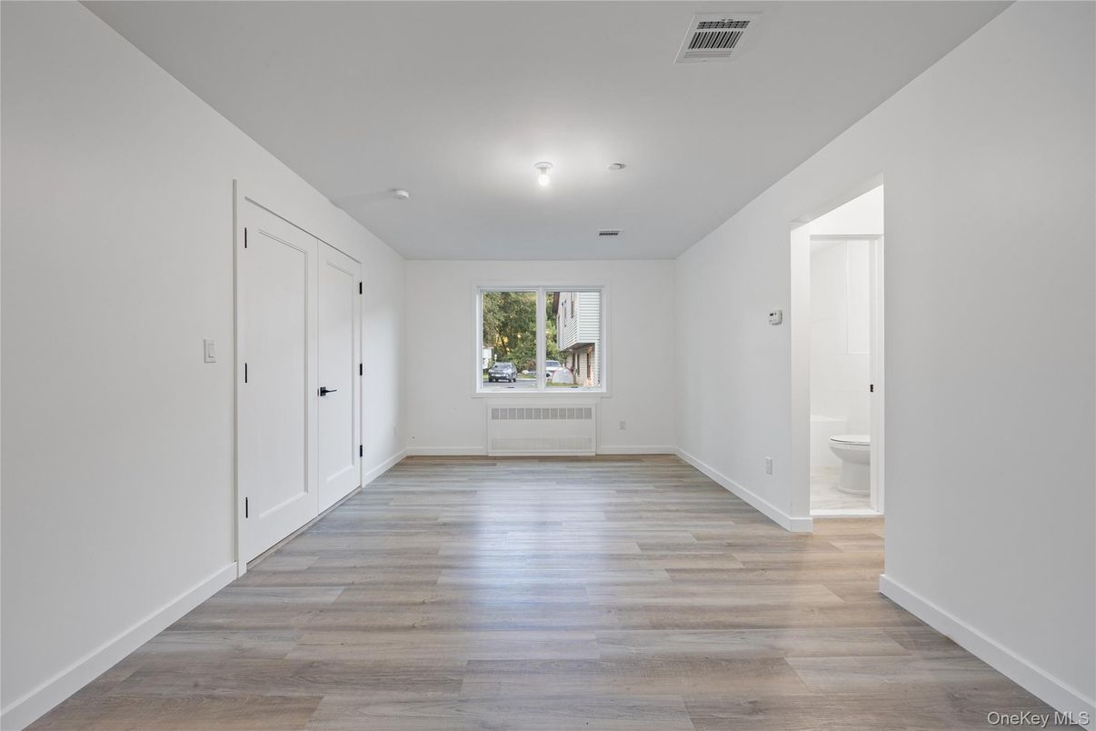 Bathroom, Empty room, Interior, Wood Texture Flooring