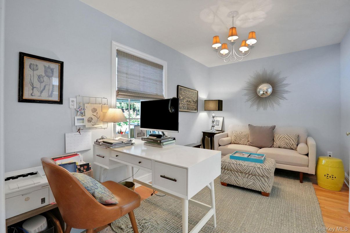 Chandelier, Home Office, Interior, Living room, Wood Texture Flooring