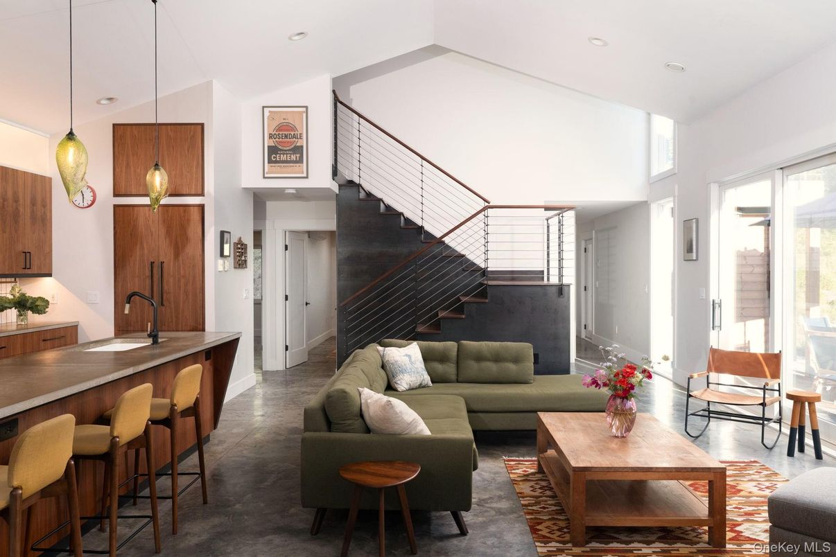 Interior, Kitchen, Living room, Pendant Lights, Recessed Lighting