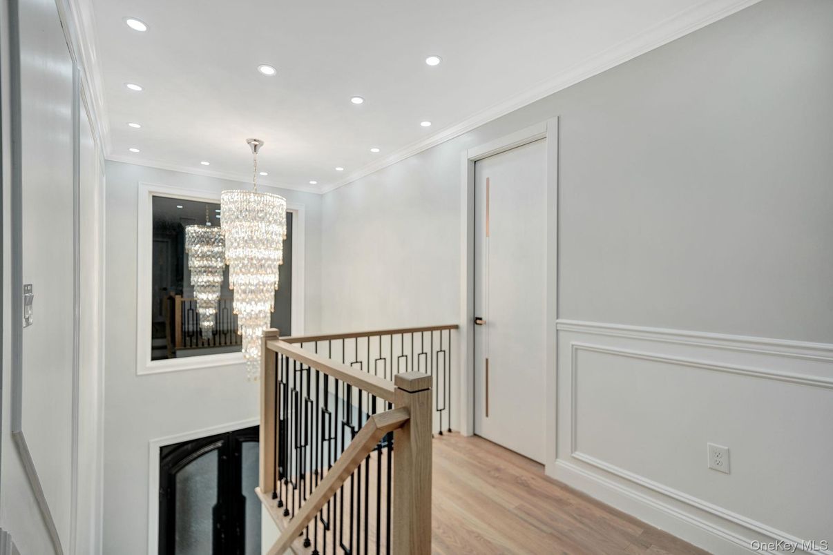 Chandelier, Interior, Recessed Lighting, Wood Texture Flooring
