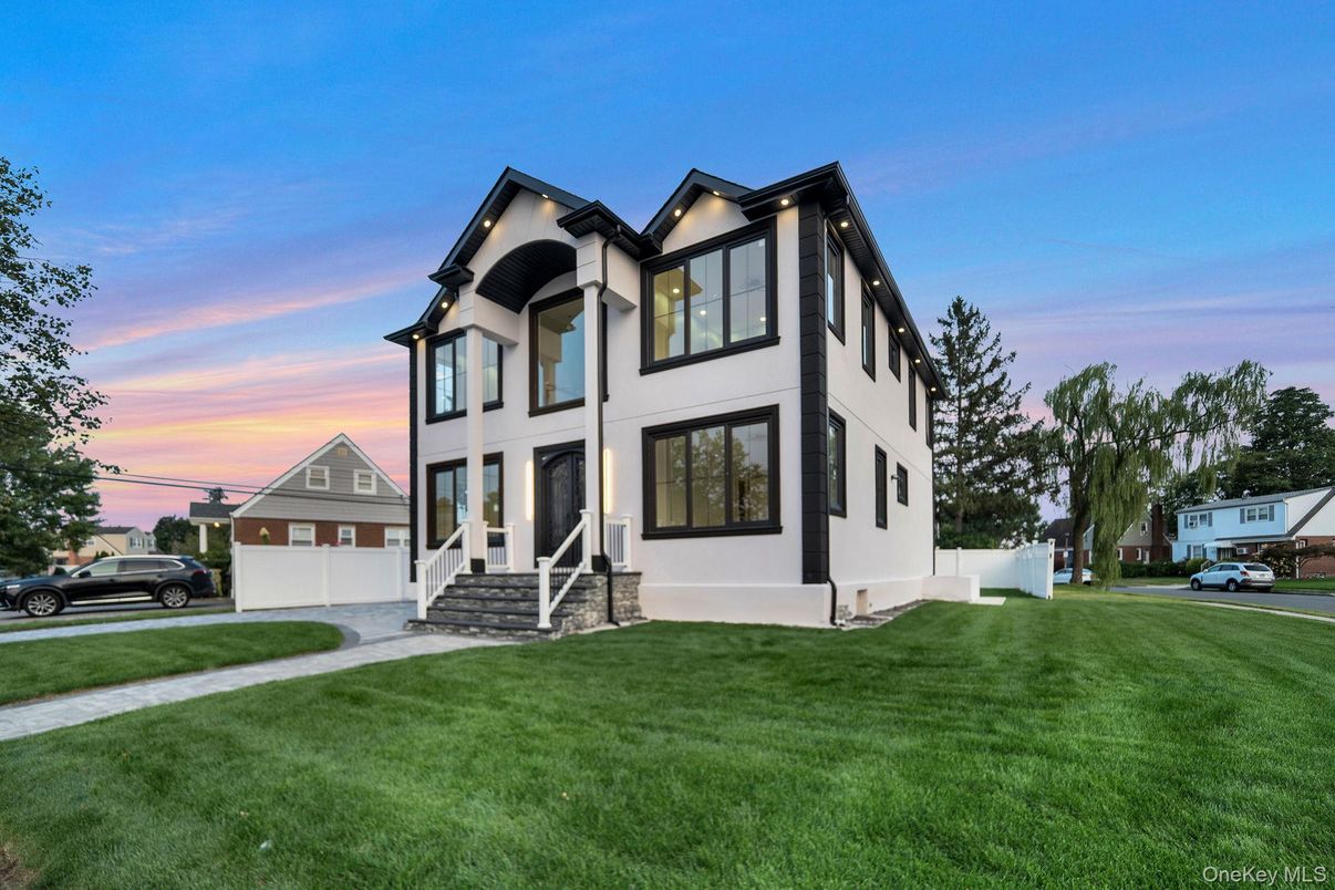 Attached, Backyard, Exterior, Facade, Tudor Revival