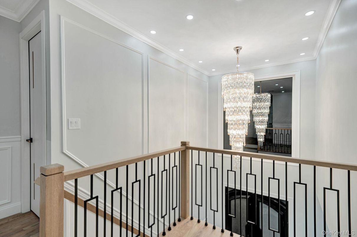Chandelier, Interior, Recessed Lighting, Wood Texture Flooring