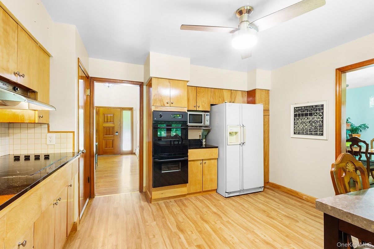 Interior, Kitchen, Wood Texture Flooring