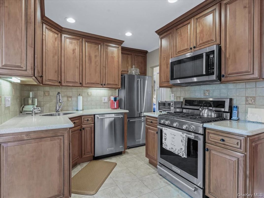 Interior, Kitchen, Recessed Lighting, Stainless Steel Appliances