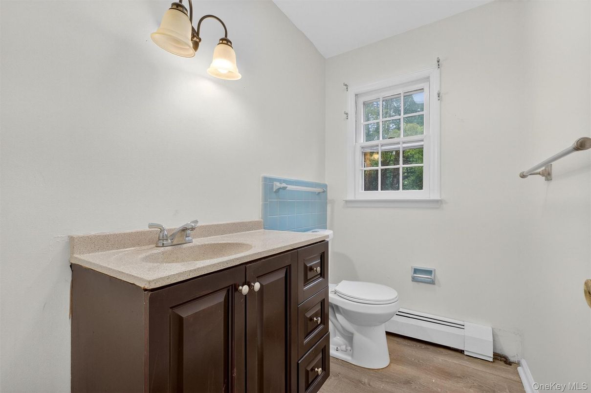 Bathroom, Interior, Wood Texture Flooring