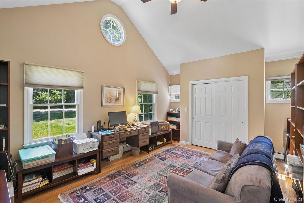 Home Office, Interior, Wood Texture Flooring